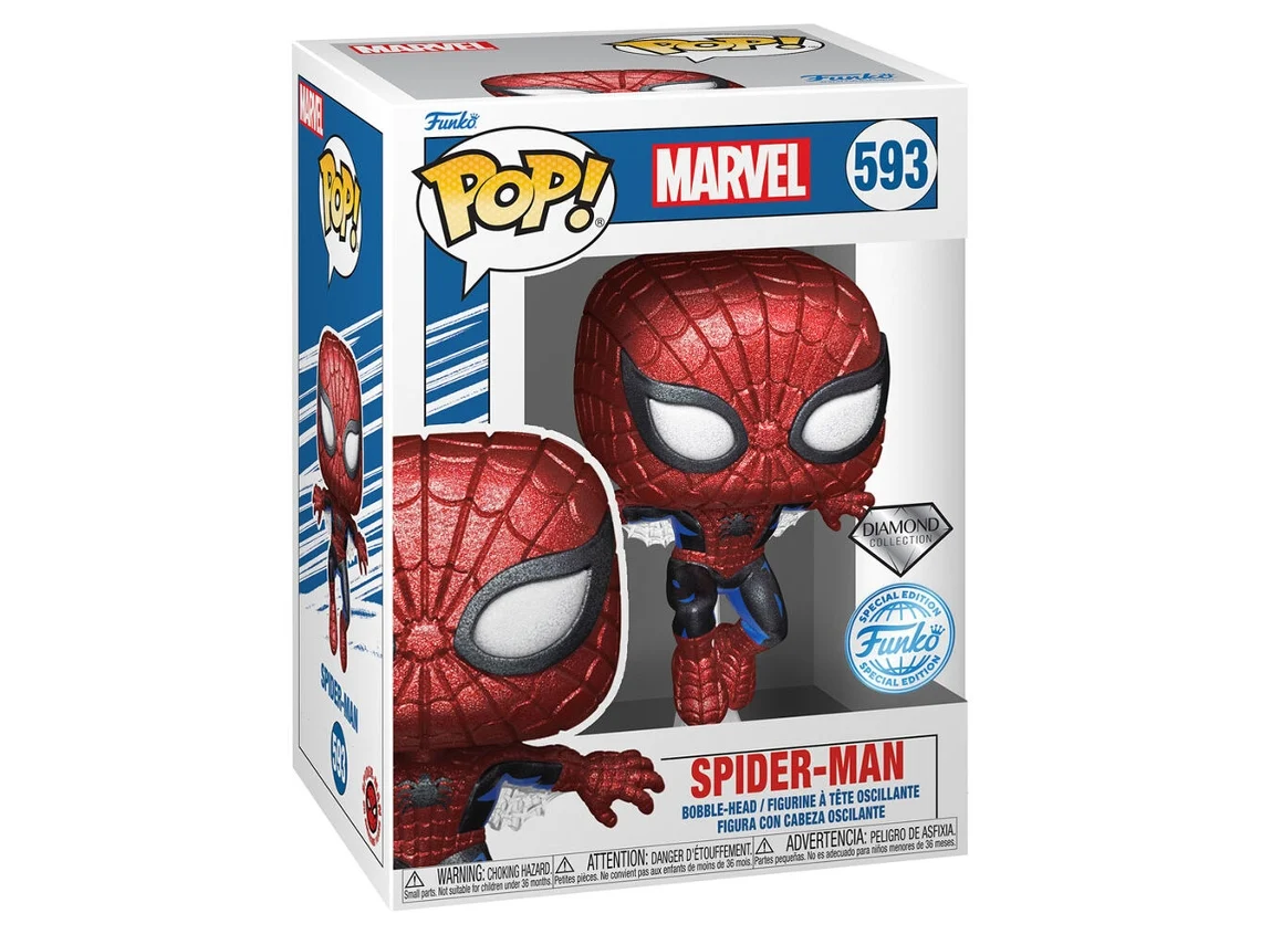 Figura Pop Araña masculina exclusiva de Marvel Funko