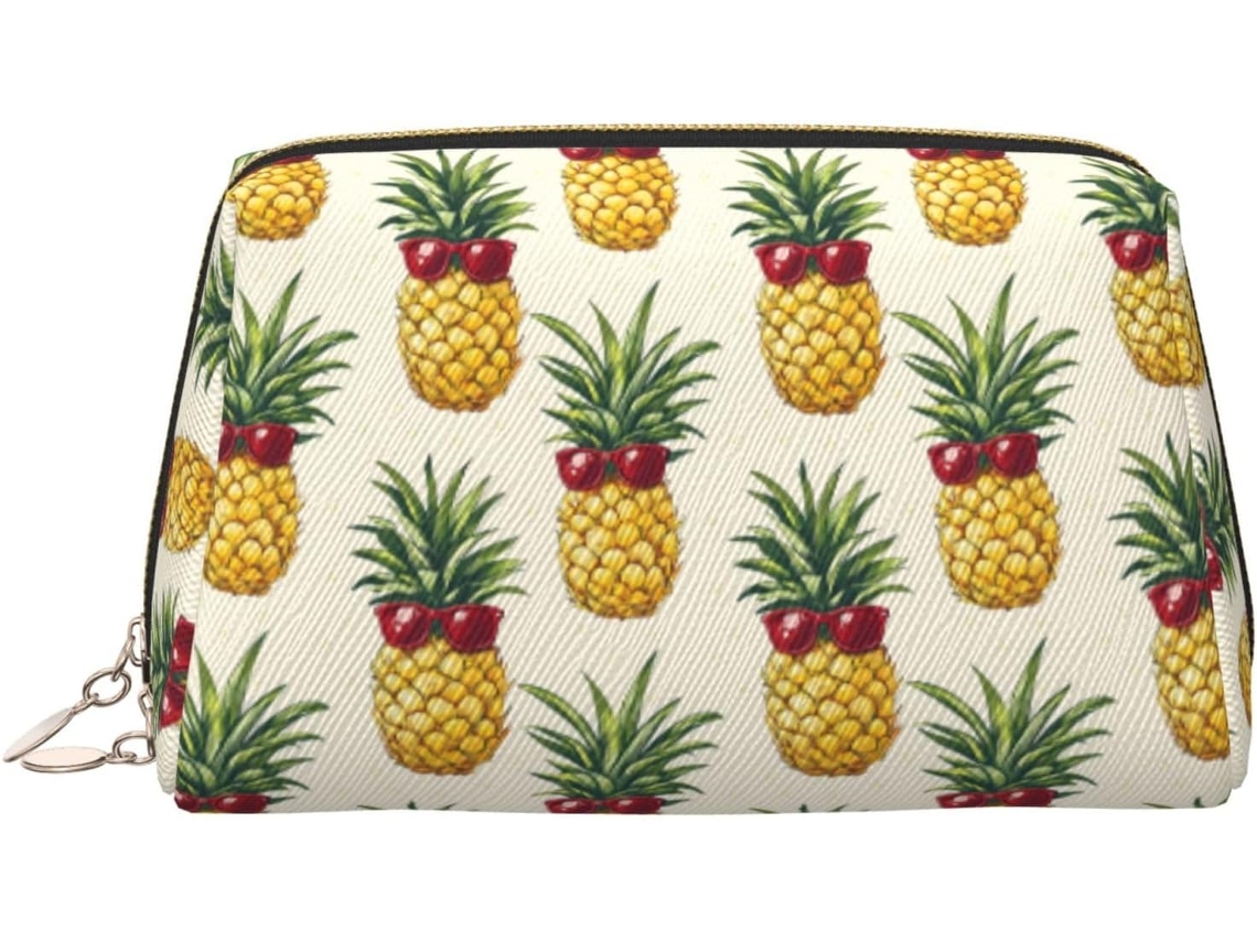 Neceser De Viaje Cuero Organizador Para Mujer Diseño Estampado Vacaciones