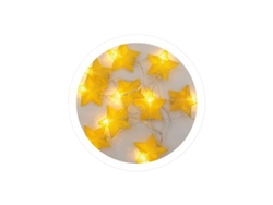 Estrellas Led Doradas 1 35M 2Xaa GSC Luz Cálida