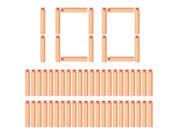 100 Dardos De Goma Eva De 7,2 Cm Con Cabeza De Ventosa, Juguete Para Exteriores, Regalo Para Niños.