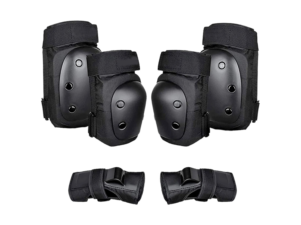 Kit de protección Mdug para adultos y jóvenes, juego de 6 piezas que incluye patines y protectores de manos para bicicletas.