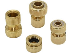Conector Rápido De Latón Para Sistema Riego Por Aspersión Césped Latón