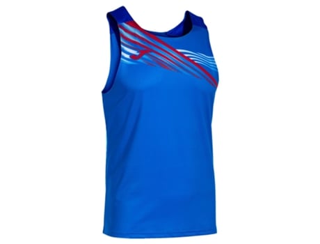Camiseta sin Mangas de Hombre para Running JOMA Elite Azul (S)
