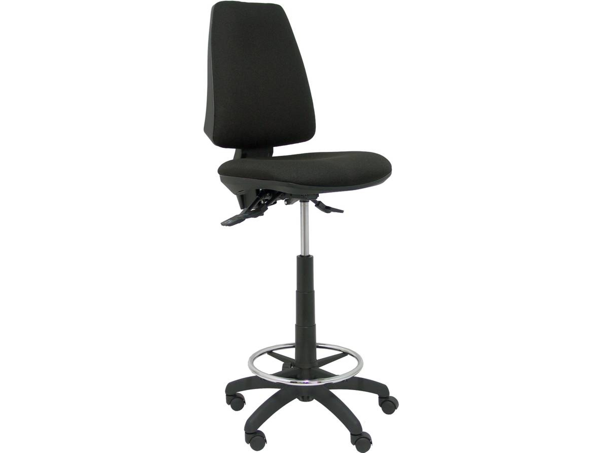 Silla de Escritorio Alta PIQUERAS Y CRESPO Elche S Negro (Tejido)