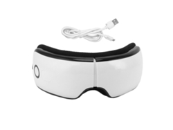 Masajeador Ocular Recargable Con Vibración Y Calor Para Aliviar La Fatiga Ocular, Temporizador De 10 Minutos, 5 V Cc