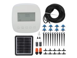 Sistema de riego automático solar programable con Tuya Wifi