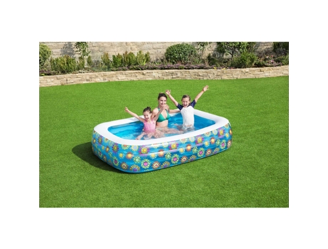 Piscina Hinchable Infantil Azul 229X152X56 cm BESTWAY