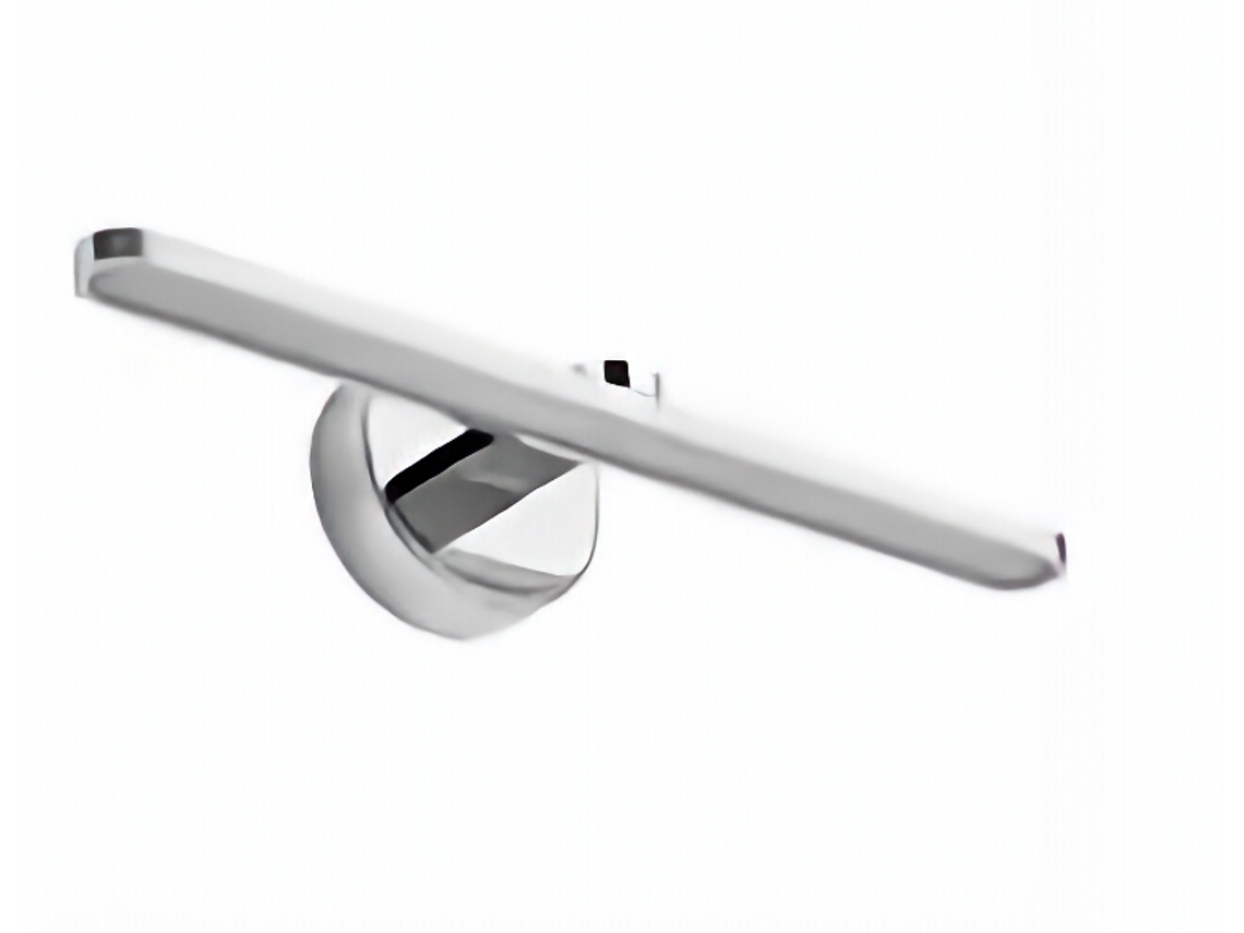 Aplique LED de pared para iluminar cuadros, espejos, murales, 14W, tono de luz neutro 4000K, acabado Cromo brillante . 50cm PAPUQ
