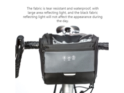 Bolsa Impermeable Para Sillín De Bicicleta Con Gran Capacidad Y Mochila Reflectante.