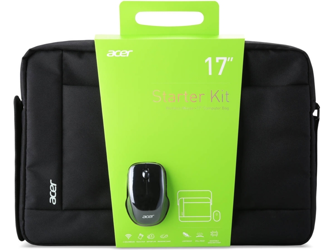 Maletín ACER NP.ACC11.01Y (Universal - 17.3'' - Negro)