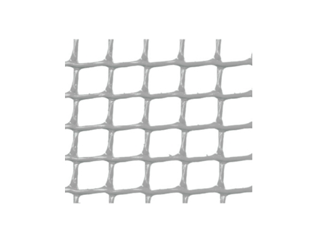 MALLA PLASTICA CUADRADA 0,5x0,5 cm GRIS 1x25 m