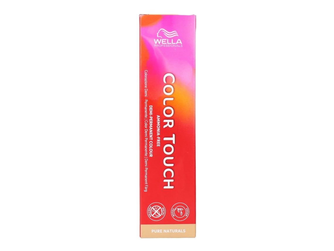 Tinte Semipermanente WELLA Color Touch Pure Naturals (60 ml - Nº 6/0)