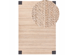 Carpete Retangular De Juta Beliani Amravati De Juta Creme 160x230