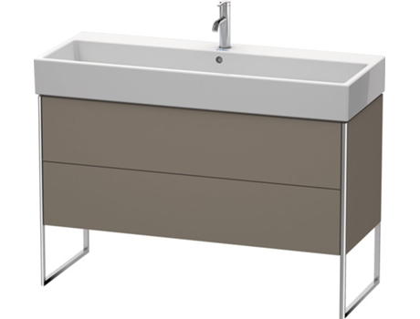 DURAVIT XSquare Vanity unit vertical 118.4x 46.0 cm, 2 cajones, para lavabo Vero Air 235012
