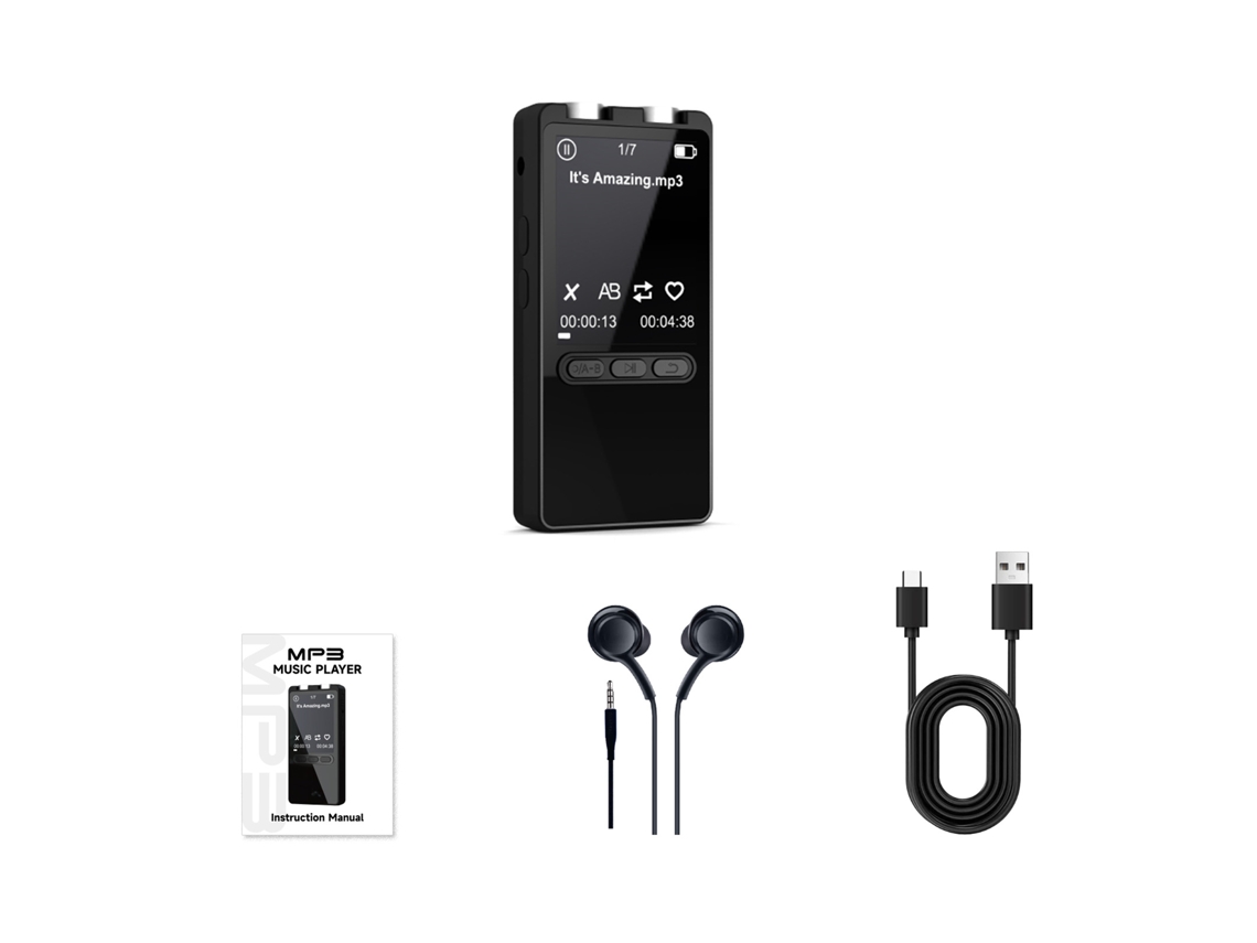 Grabadora De Voz (grabación, Reproducción De Música) N27 Portátil 64g Con Micrófono Integrado, Soporta Batería, Compatible Con Mp3 Y E-book