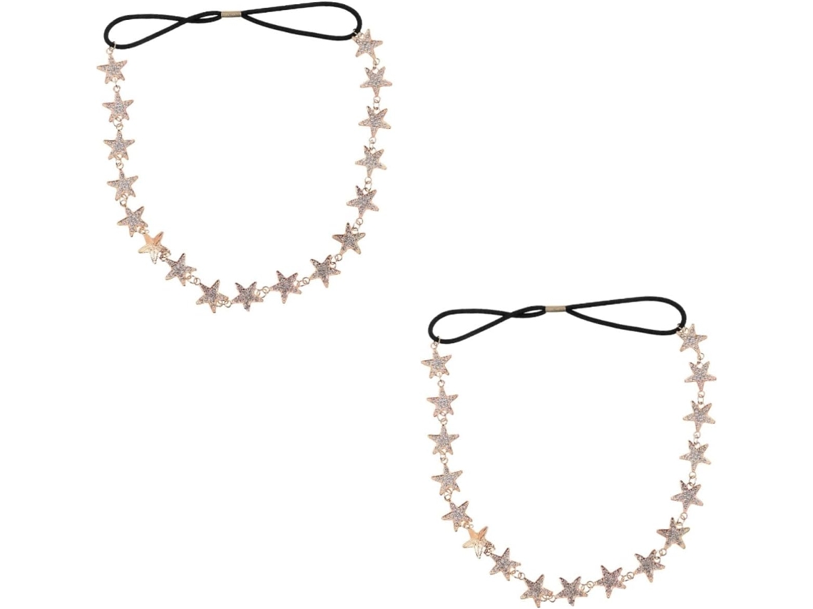 Conjunto De Dos Diademas Elegantes: Brillantes E Ideales Como Accesorios Para Bodas Y Eventos Especiales.
