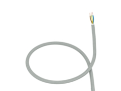 Cable Textil Eléctrico Gris
