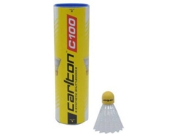 Volante de Bádminton DUNLOP Carlton C100 (Blanco)