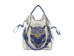 Bolsa de compras ecológica y ligera con diseño de cadena de nailon, bolsillo con cremallera, plegable y reutilizable para ir de compras, de viaje o a la playa. GOKOCO (1 unidad)