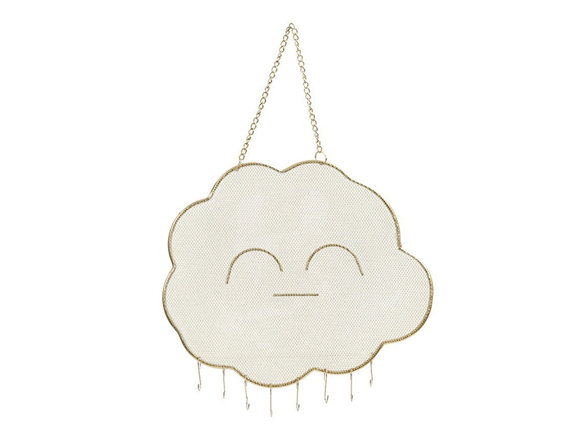 Suporte De Joias Para Parede Em Malha De Metal Com Design Elegante E Organização Eficiente