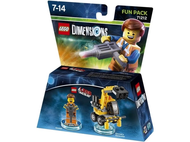 LEGO Dimensions: Pack de diversión Emmet - 71212 (Edad Mínima: 7 - 35 Piezas)
