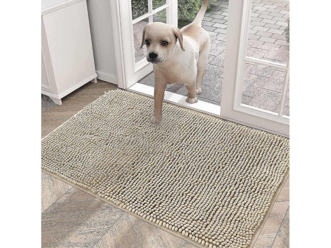 Fasst-tapete De Puerta Para Patas Sucias De Perro, Absorbe Humedad Y Suciedad, Antideslizante Lavable, Microfibra Secado Rápido