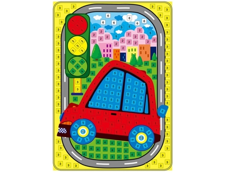 Hecho a mano 3d niños mosaico diy pegatinas de cristal arte - espuma eva juguetes educativos creativos23 SLOWMOOSE