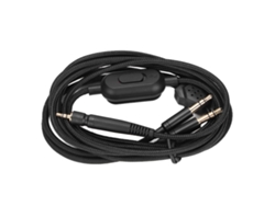 Cabo De Áudio Para Fones Steelseries Pc373d Gsp350 Gsp500 Gsp600 G4me One Zero Com Controle De Volume 2m