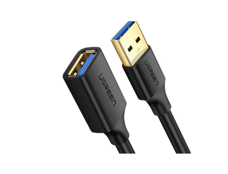 Adaptador Extensão de Cabo UGREEN Us129 Usb-Usb 3.0 2M Negro