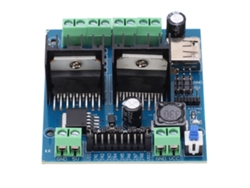 Módulo Controlador L298n, Placa De Control De Motor Inteligente De 4 Canales Para Automóviles.