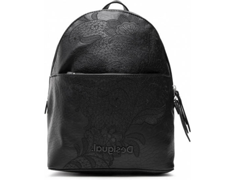 Mochila DESIGUAL 22SAKP07 Piel Mujer (Negro)