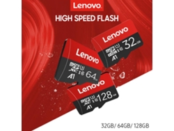 Tarjeta TF Lenovo de 32 GB, 64 GB y 128 GB, clase 10, de alta velocidad, compatible con smartphones, cámaras, tablets y cámaras de panel.