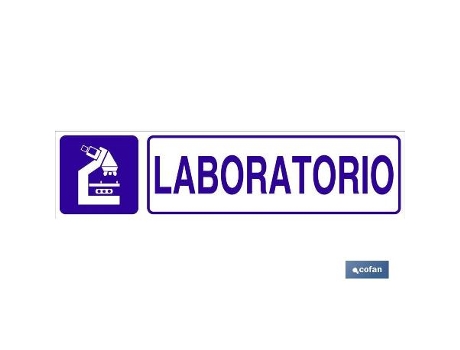 Señal glasspack adhesiva 175x45 laboratorio