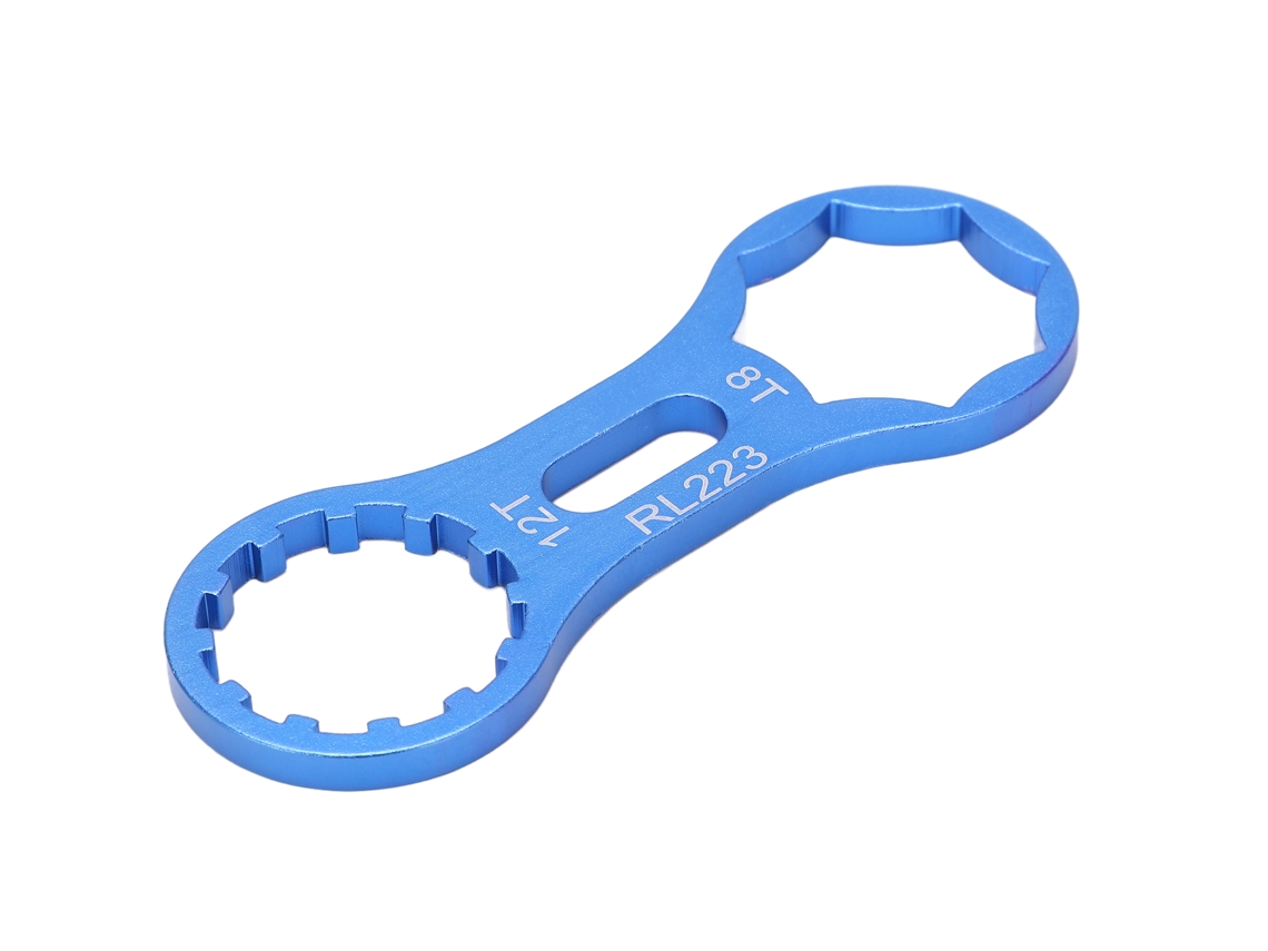Llave para la tapa del codo del manillar delantero de bicicleta, herramienta para reparar y extraer el amortiguador XCM | Sin marca