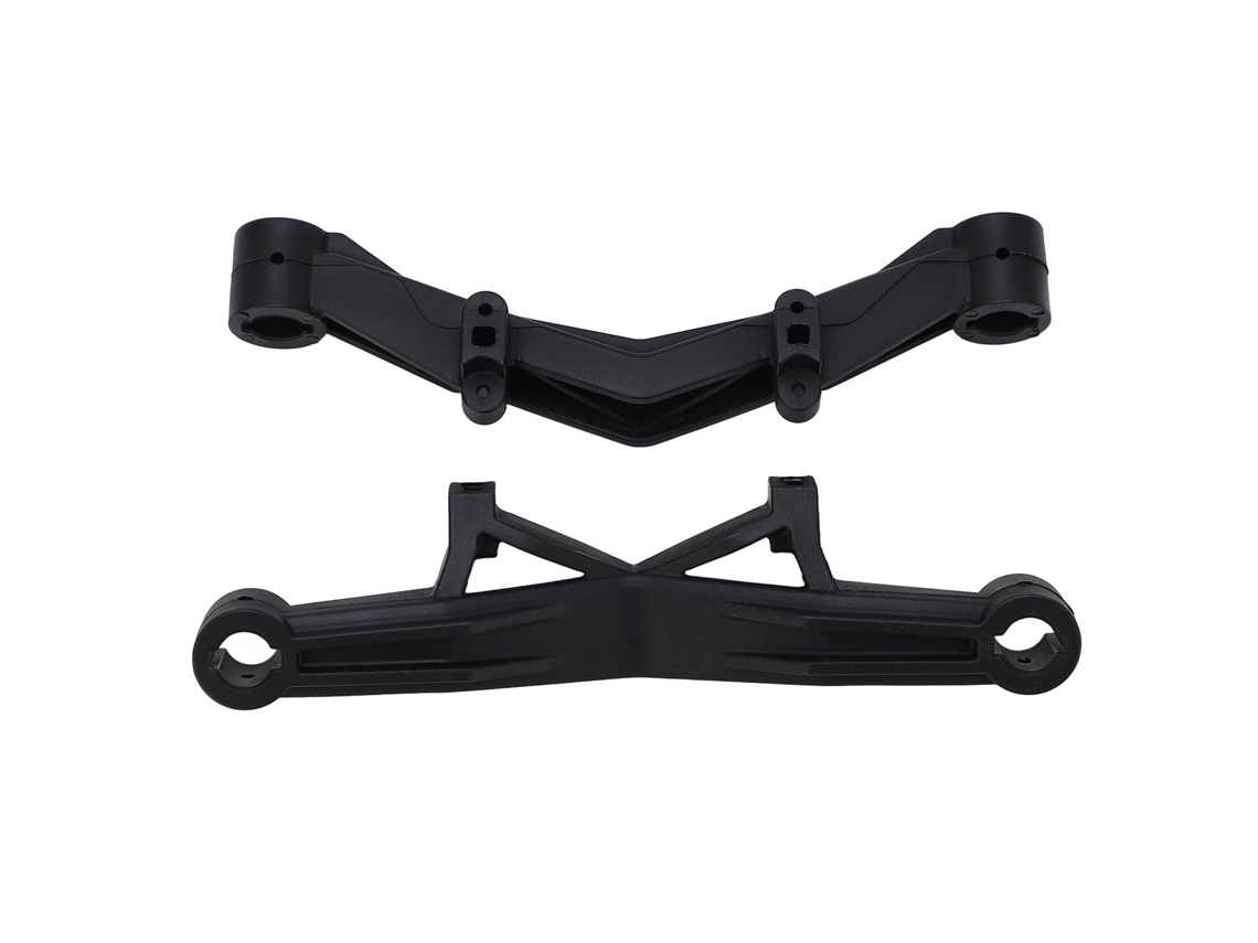 Soporte de montaje de carrocería delantero y trasero de plástico para coche RC ZD Racing MX 07 1/7 (piezas de mejora)