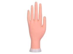 Mano Artificial Para Practicar Uñas, Flexible, Desmontable, Entrenamiento De Manicura Para Zurdos