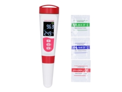 Medidor De Agua Digital 4 En 1: Tds, Ec, Ph, Temperatura, Lápiz Con Pantalla Retroiluminada Y Detector De Calidad Del Agua.
