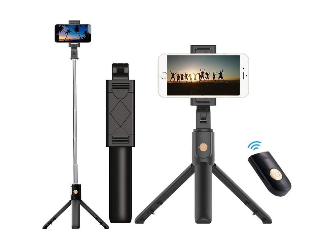 Palo Para Selfies Con Trípode Y Soporte Para Teléfono, Con Control Remoto Inalámbrico.