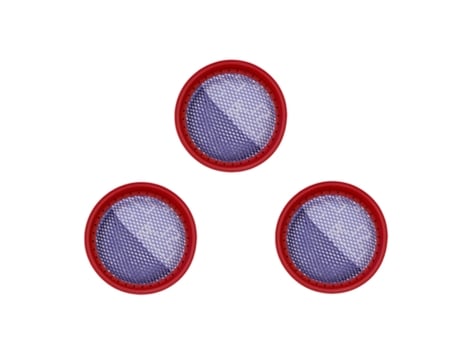 3 piezas para aspiradora de mano Dibea D18 D008Pro filtro redondo lavable filtro de malla filtro de aspiradora
