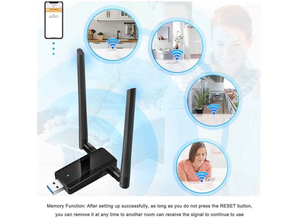 Repetidor Wifi inalámbrico de 300 Mbps con amplificador de señal de 2,4 GHz para interiores residenciales.
