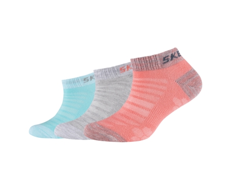 Medias de Niña SKECHERS Mesh Ventilation Socks Algodón Multicolor (31/34)