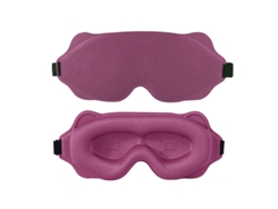 Antifaz Para Dormir 3d Con Bloqueo Total De Luz, No Presiona Los Ojos Al Dormir De Lado, Ajustable, Digitallab Rojo
