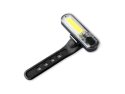 Luz Dianteira Rechargable Usb Cob Led 10 Chips Prateadoeleven