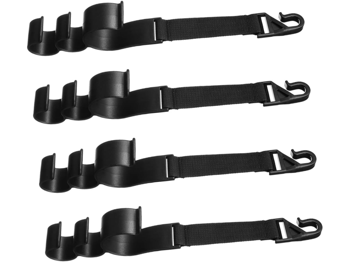 Ganchos Multifuncionales Para Reposacabezas Y Paraguas Para Asientos De Coche (4 Piezas)