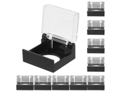 Cubierta Protectora De Plástico Para Pulsador De 16 Mm, Paquete De 10 Unidades.