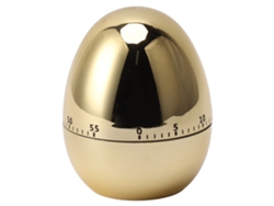 Temporizador Mecánico Para Huevos De 60 Minutos Para Cocina, Con Alarma Manual, Abs Dorado.