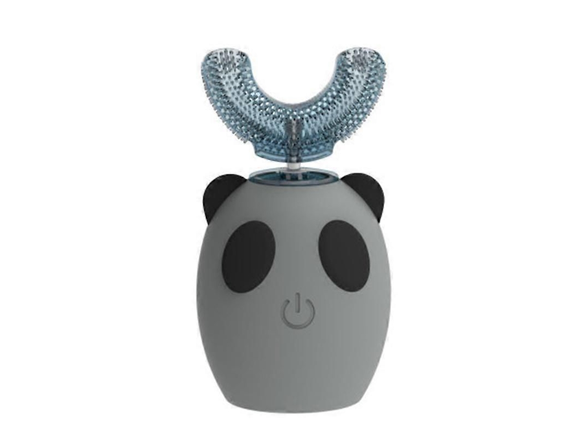 Cepillo de dientes infantil recargable en forma de U, instrumento de belleza dental, limpiador antibacteriano con luz azul. GOKOCO