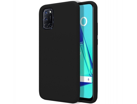 Carcasa Oppo A52 TUMUNDOSMARTPHONE Silicona Líquida Negro