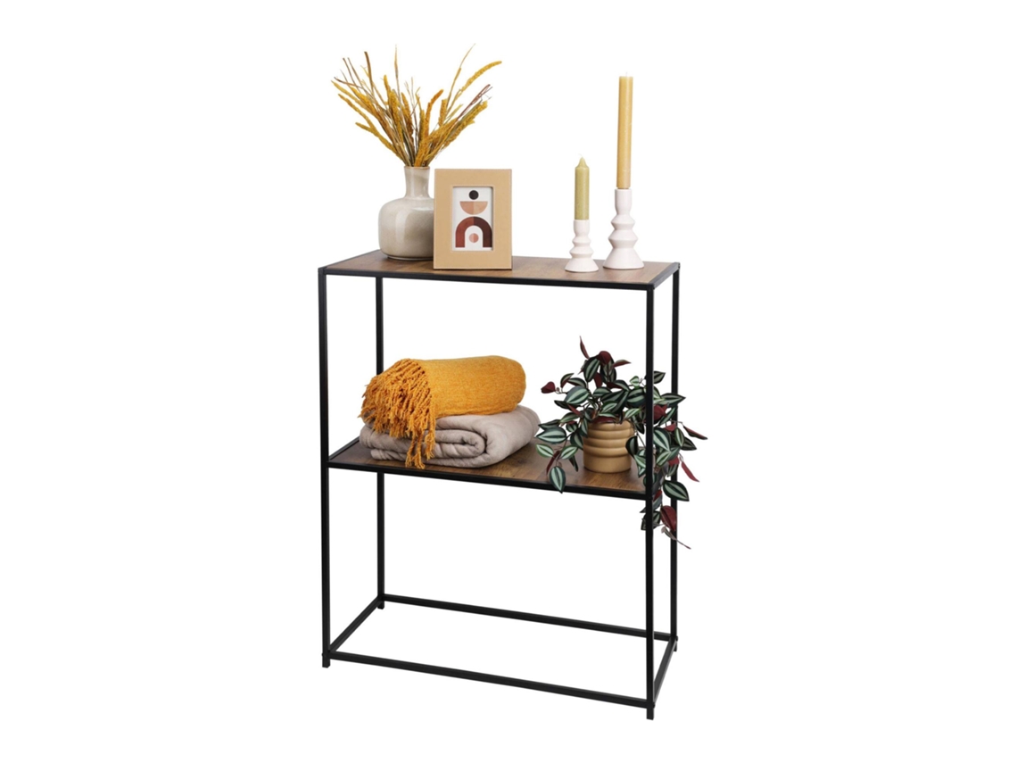 Mesa auxiliar con estantes Well Home Wellhome