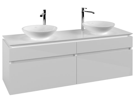 Mueble de tocador Villeroy &amp Boch Legato B600 1600x550x500mm 2 lavabos